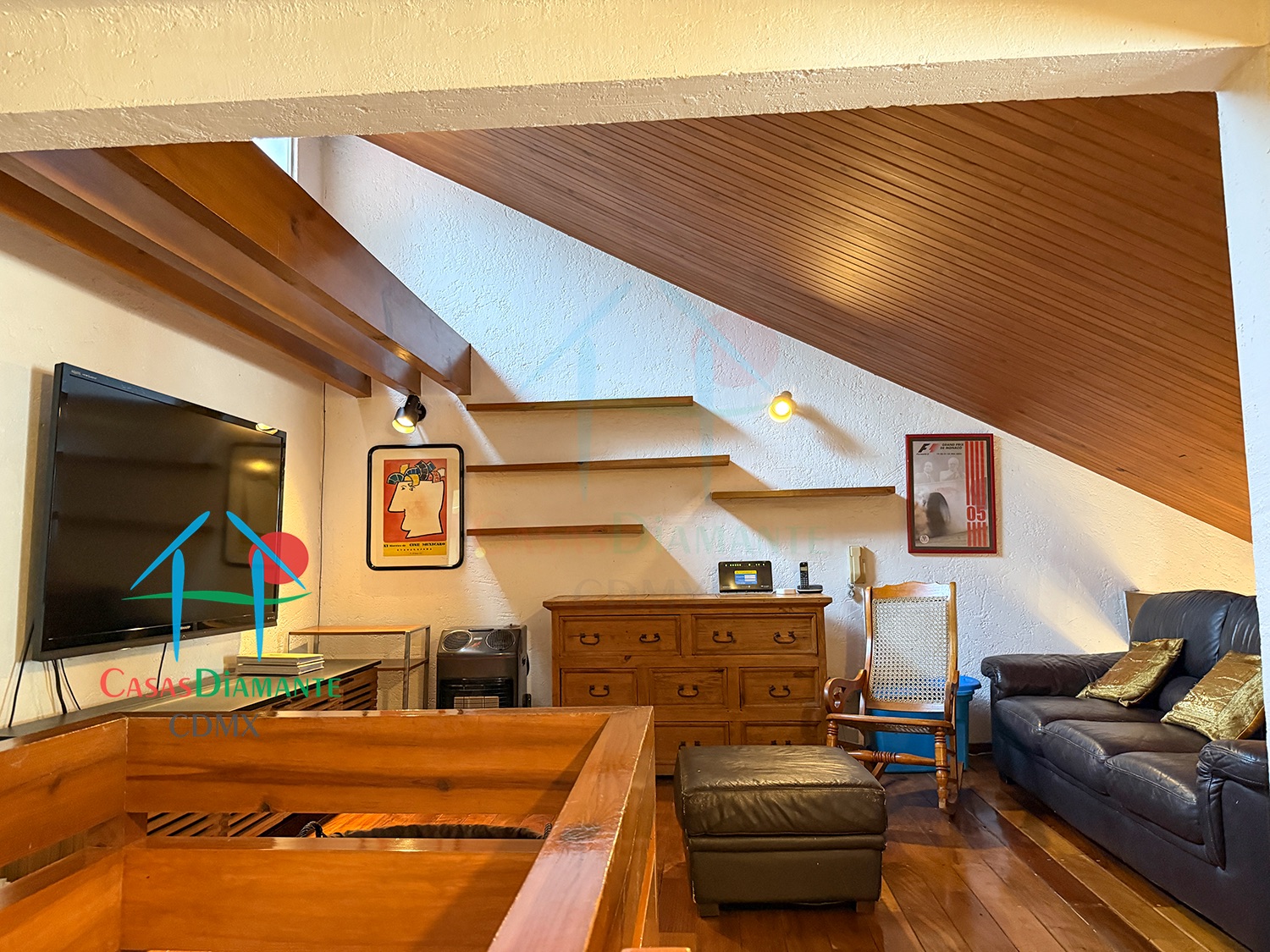 Desierto de los Leones Casa Claudia EHIB - Sala de televisión 1